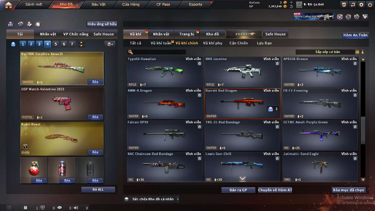 shop acc cf uy tin gia re